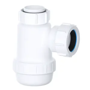 Viva Magna 32mm 1/4" Standard Bathroom Basin Kitchen Sink Bottle Trap - 38mm Seal