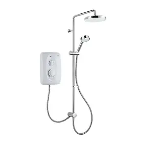 Mira Jump Dual 10.8 KW Electric Shower - White