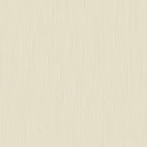 Galerie Utopia Cream Vertical Weave Stripe Sheen Finish Wallpaper Roll