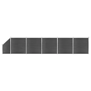 Berkfield Fence Panel Set WPC 965x