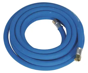 Sealey Air Hose 5m x 8mm with 1/4"BSP Unions Extra-Heavy-Duty