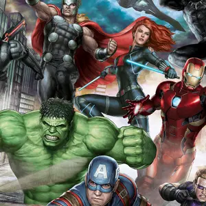 Marvel Avengers Assemble Fixed Size Wall Mural