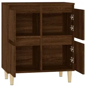 Lakken 60 Cm Wide Sideboard Brown Oak