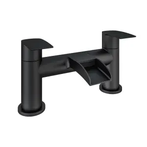 Aquarius Niagara Waterfall Bath Filler Tap Black AQ791018