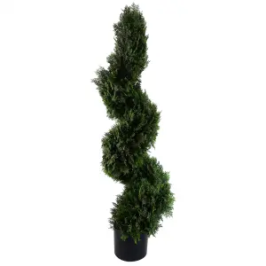 120cm Spiral Cedar Tree Artificial Topiary