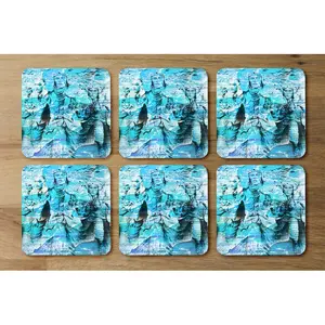 Square 6 Piece Coaster Set (Set of 6)