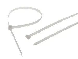 Heavy-Duty Cable Ties White 9.0 X 600Mm (Pack 10)