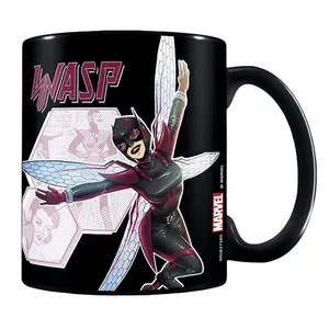 Ant-Man And The Wasp Wingspan Mug Black/Pink (12cm x 10.5cm x 8.7cm)