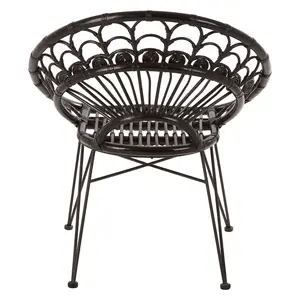 Interiors by Premier Manado Black Rattan Chair