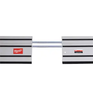 Milwaukee 4932480906 Guide Rail Kit x2 1400mm x2 Clamps Joining Bar Set and Bag