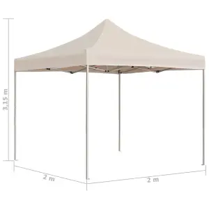 Berkfield Professional Folding Party Tent Aluminium 2x2 m Cream