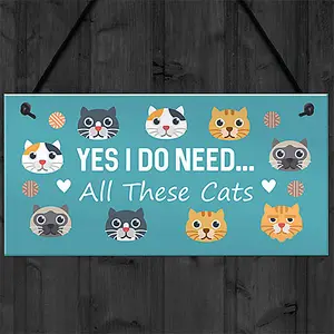 Red Ocean Cat Signs For Cat Lovers Hanging Cat Signs And Plaques For Home Decor Cat Gifts Cat Signs Funny