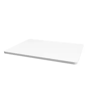 Nes Home 500mm White Round Corner MDF Bathroom Worktop For Vanity Cabinet