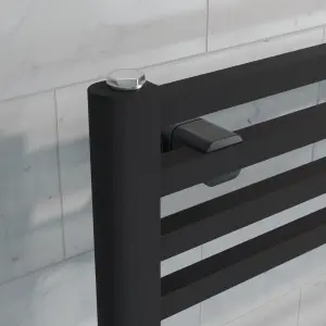 Agadon Willow Designer Towel Radiator 677 x 500 Anthracite Structure - 928 BTU - 10 Years Guarantee