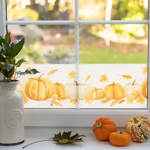 d-c-fix Pumpkins Premium Static Cling Window Film Border for Décor 1.5m(L) 20cm(W)