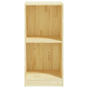 Berkfield Side Cabinet 35.5x33.5x76 cm Solid Pinewood