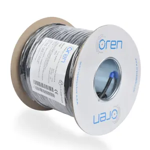 Oren CAT6 Outdoor Ethernet Cable 100M - Direct Burial - 23 AWG Pure Copper Wire - 400 MHz Bandwidth UTP, LAN Network Cable