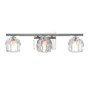 Luminosa Quoizel Regalia Wall Lamp Polished Chrome, 3000K, IP44