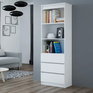 Ikin Bookcase White