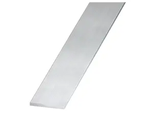 Aluminium Flat Bar, (L)2000mm (W)40mm (T)2mm