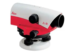 Leica Geosystems NA724 Automatic Optical Level 24x Magnification 7 Series with Case 360 Degree Rotation