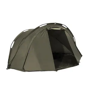 Premium 1 Man Carp Fishing Bivvy Tent - Waterproof & UV-Resistant Outdoor Shelter with Pegs