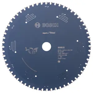 Bosch Professional Circular Saw Blade Expert for Steel - 254 x 25.4 x 2.6 mm, 60 Teeth