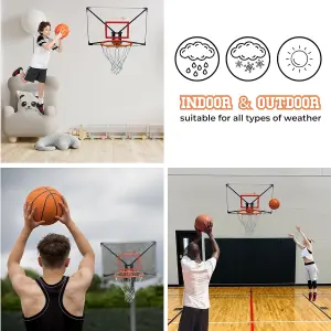 Bee-ball Zy-022 - Wall Mounted Basketball Backboard & Ring