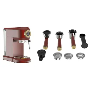 Empire Espresso Coffee Machine (Bordeaux Red)