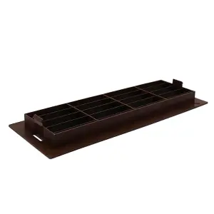 Kair Brown Airbrick Grille with Surround for 204mm x 60mm Ducting