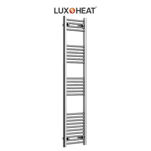 Towel Radiator Rail 1600 x 400 for Central Heating with Chrome Finish