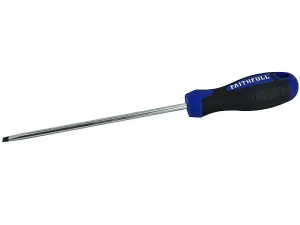 Faithfull  Soft Grip Screwdriver Parallel Slotted Tip 5.5 x 150mm FAISDP150