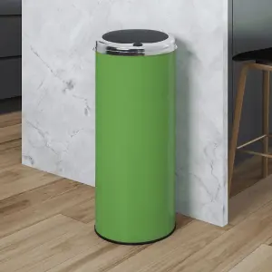 Inmotion 50L Fern Green Stainless Steel Kitchen Waste Dust Bin