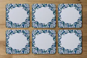 Winter Blue Flowers (Coaster) / Default Title