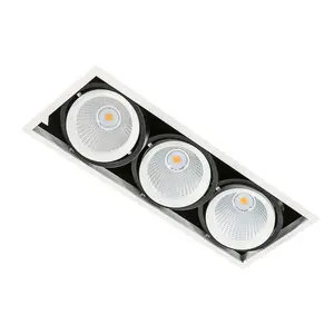 Luminosa Modern Technical LED Recessed Ceiling White, Black, Cool White 4000K 4200lm