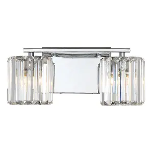 Elstead Quoizel Divine Wall Lamp Polished Chrome, IP44