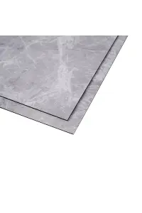 24 Pcs Marble Effect Vinyl Floor Tiles,Square Self Adhesive Stone Effect Vinyl Flooring 5 m² Coverage