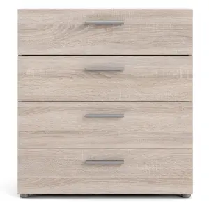 Pepe Chest of 4 Drawers in Truffle Oak