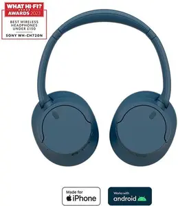 SONY WH-CH720N Wireless Bluetooth Noise-Cancelling Headphones - Blue