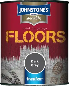 Johnstone's Garage Floor Paint Dark Grey - 750ml