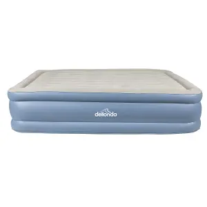 Queen Air Bed, Raised with Built-In Electric Pump, Carry Bag