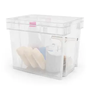 Form Xago Heavy duty Clear 24L Plastic Stackable Storage box