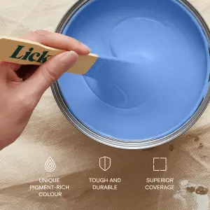 Lick Blue 19 Eggshell Emulsion paint, 2.5L