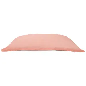 Large Bean Bag Peach Pink FUZZY