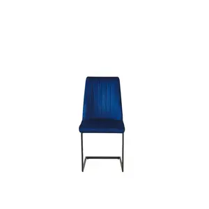 Caldicott Upholstered Dining Chair (Set of 2) Blue