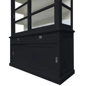 Stiles Display Cabinet Grey Anthracite