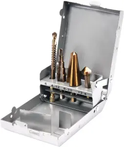 Yato professional universal drill bit set, step drill, countersink (YT-44705)