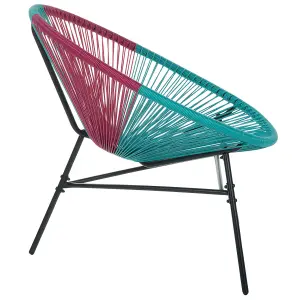 Garden Chair ACAPULCO PE Rattan Turquoise