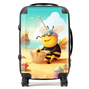 Bumblebee On A Beach Holiday Suitcase - Cabin