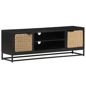 Berkfield TV Cabinet 120x30x40 cm Solid Mango Wood